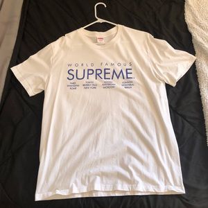 SUPREME WORLD FAMOUS TEE